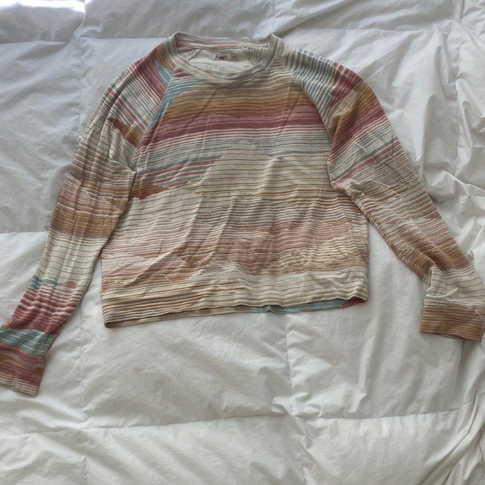 Faherty Multicolor Long-Sleeve Sweater
